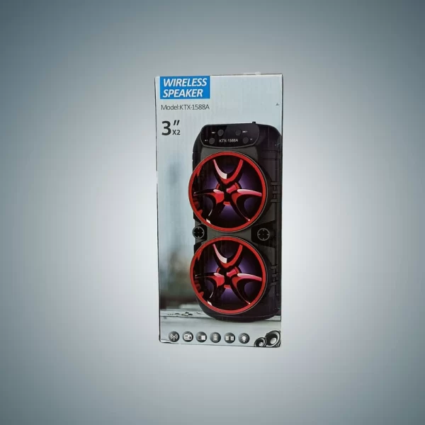 اسپیکر بلوتوثی قابل حمل مدل KTX-1588A - Image 6