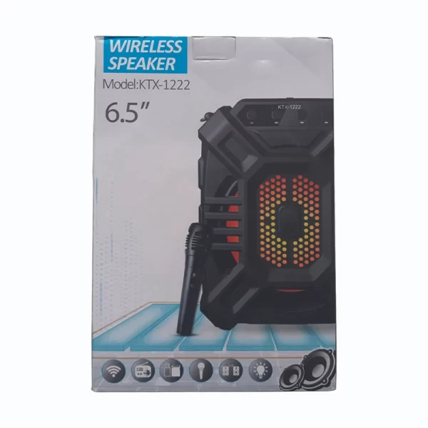 اسپیکر بلوتوثی قابل حمل مدل KTX-1222 - Image 6
