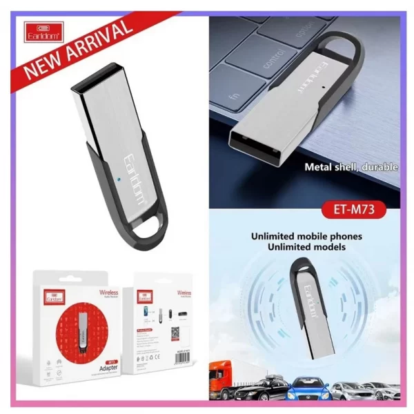 دانگل بلوتوث USB ارلدام مدل ET-M73 - Image 7
