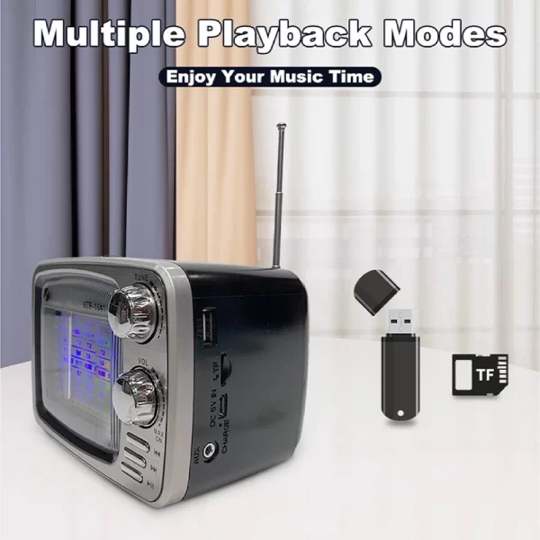 اسپیکر بلوتوثی قابل حمل رینبو مدل KTF-1641 - Image 6