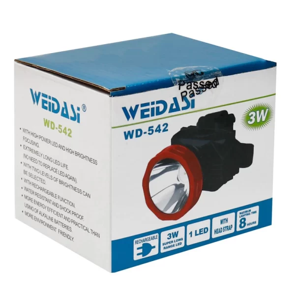 چراغ پیشانی ویداسی مدل WD-542 - Image 3