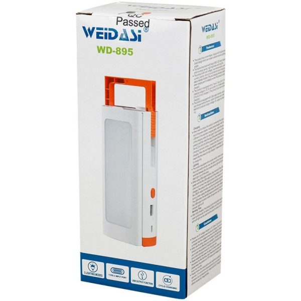 چراغ اضطراری شارژی ویداسی Weidasi WD-895 ا Weidasi WD-895 Emergency Light - Image 6