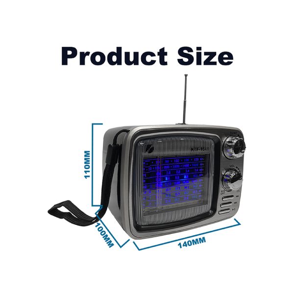 اسپیکر بلوتوثی قابل حمل رینبو مدل KTF-1641 - Image 7