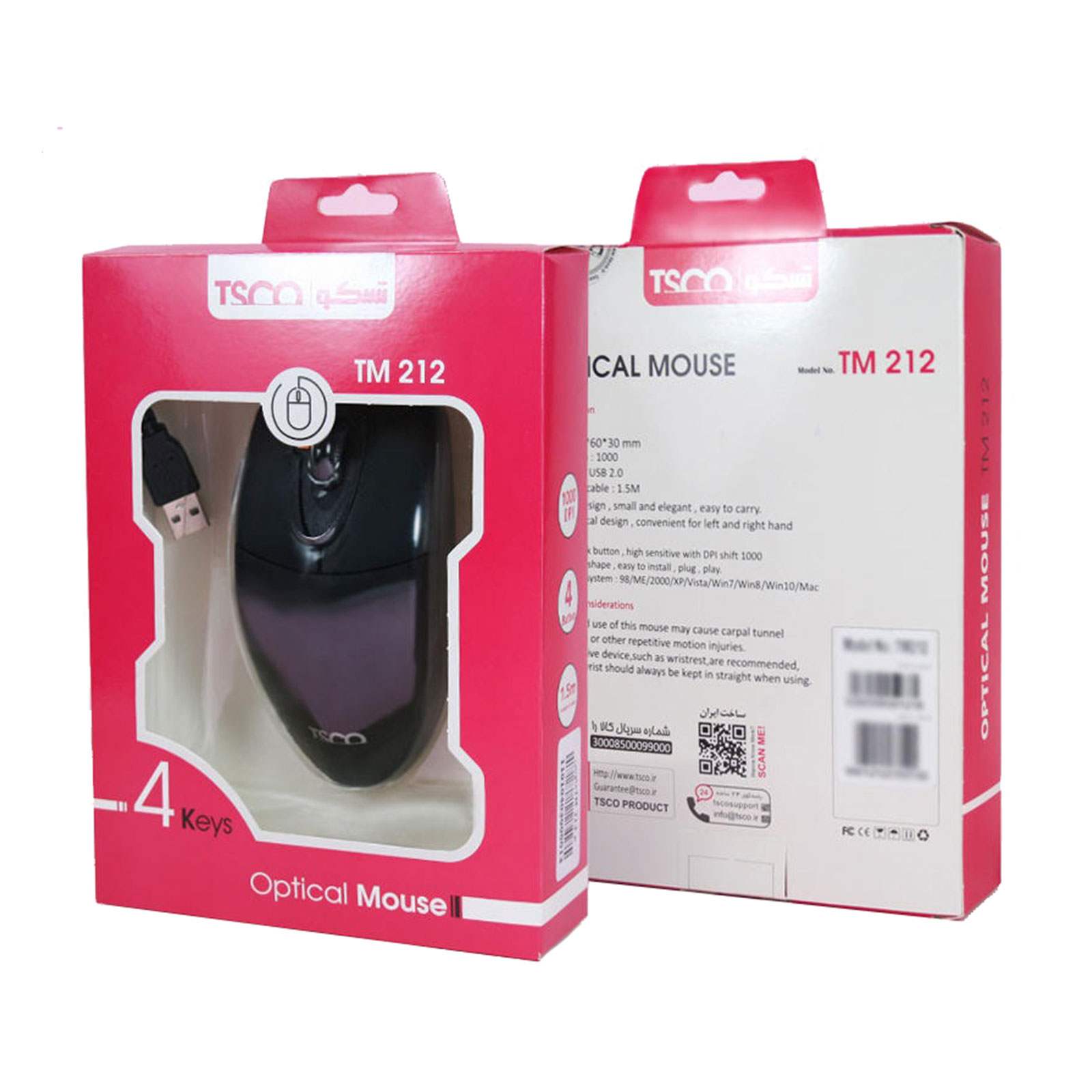 ماوس تسکو مدل TM 212