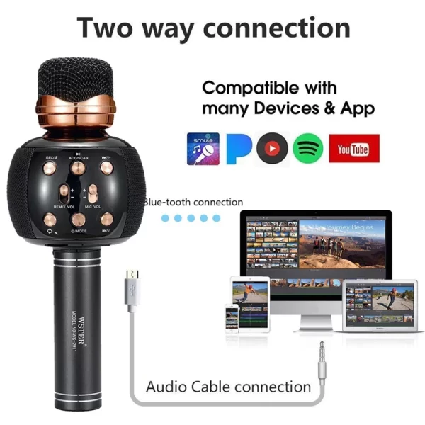 میکروفن اسپیکر وستر مدل WS-2911 - Image 3