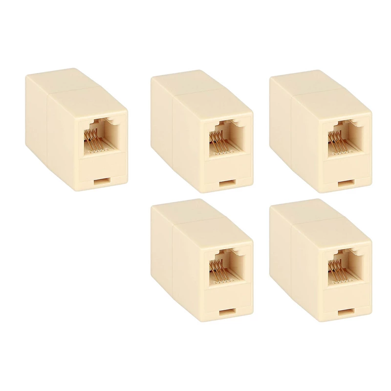 مبدل افزایش طول تلفن مدل DIN-1TO1 بسته 5 عددی
