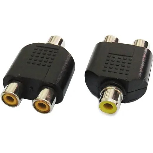 تبدیل 1 به 2 RCA تبدیل یک نری به دو مادگی بسته دو عددی