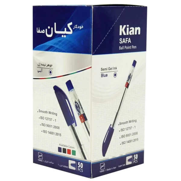 خودکار صفا نوک 1 مدل کیان لیوان 50 عددی