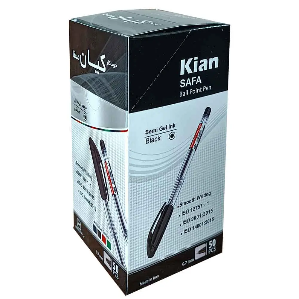 خودکار صفا نوک 1 مدل کیان لیوان 50 عددی