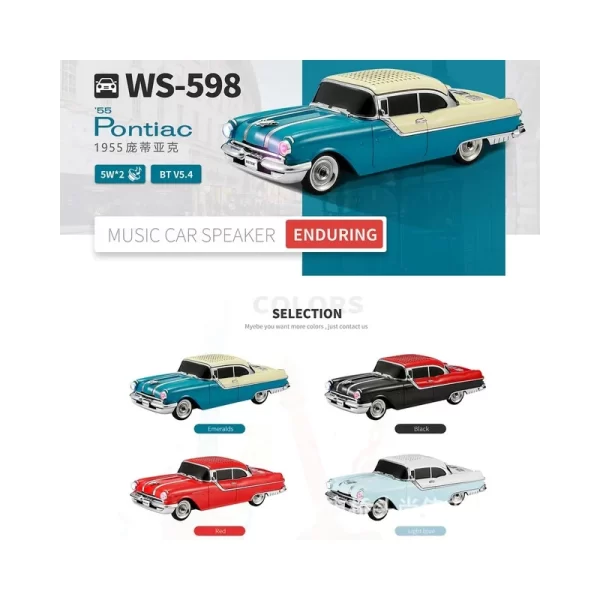 اسپیکر بلوتوثی قابل حمل وستر مدل WSTER WS-598 - Image 15