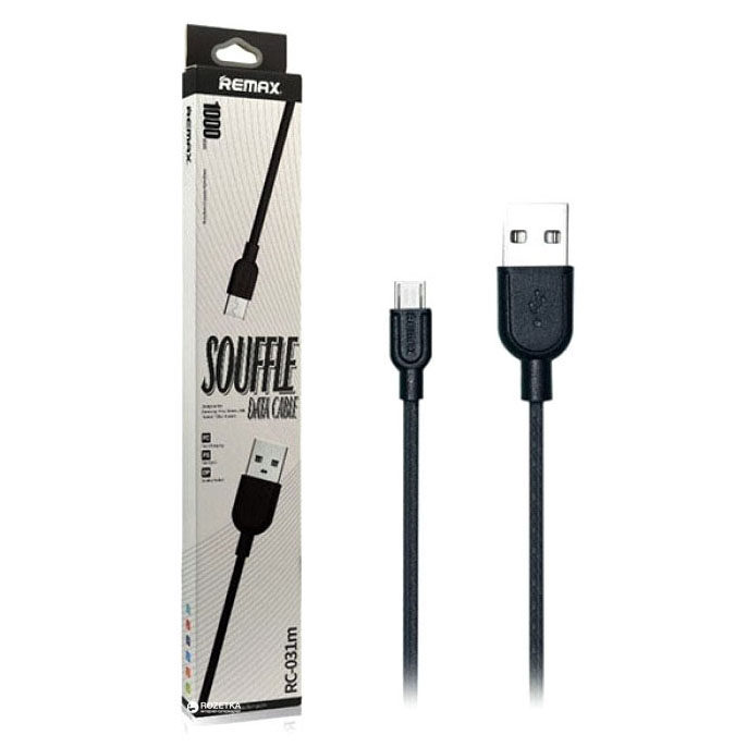 کابل تبدیل USB به microUSB ریمکس مدل RC-031m طول 1 متر