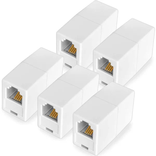 مبدل افزایش طول تلفن مدل DIN-1TO1 بسته 5 عددی - Image 5