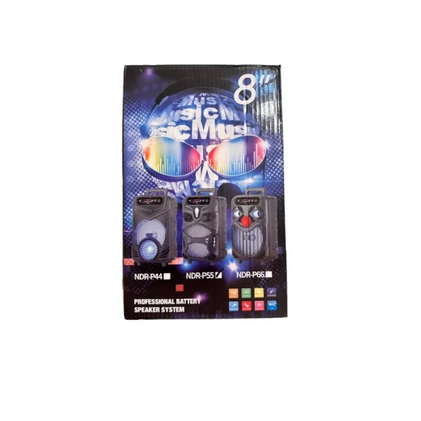 اسپیکر بلوتوثی قابل حمل مدل NDR-P66 - Image 2