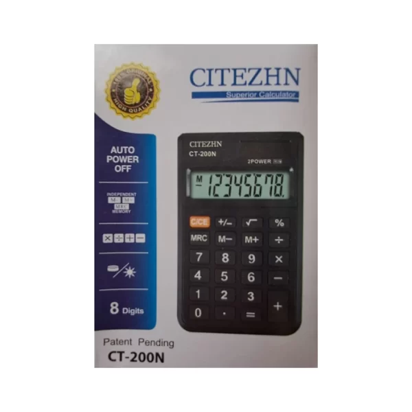 ماشین حساب جیبی سیتیژن مدل CT-200N - Image 3
