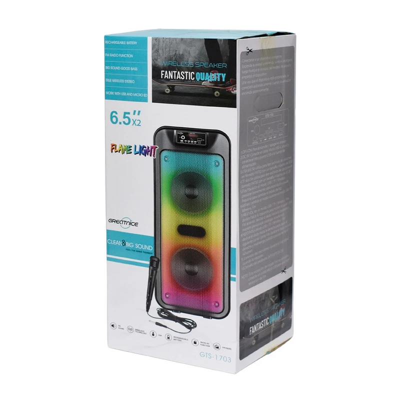 اسپیکر بلوتوثی قابل حمل مدل GTS-1703