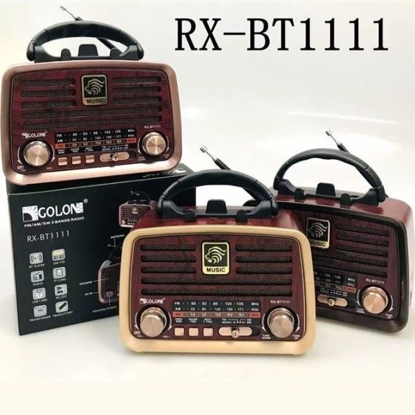 رادیو خورشیدی گولون مدل RX-BT1111S