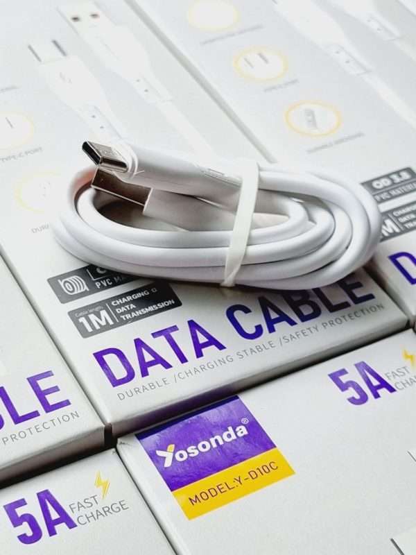 كابل شارژ اورجینال Yosonda مدل D10 تایپ سی - Image 5