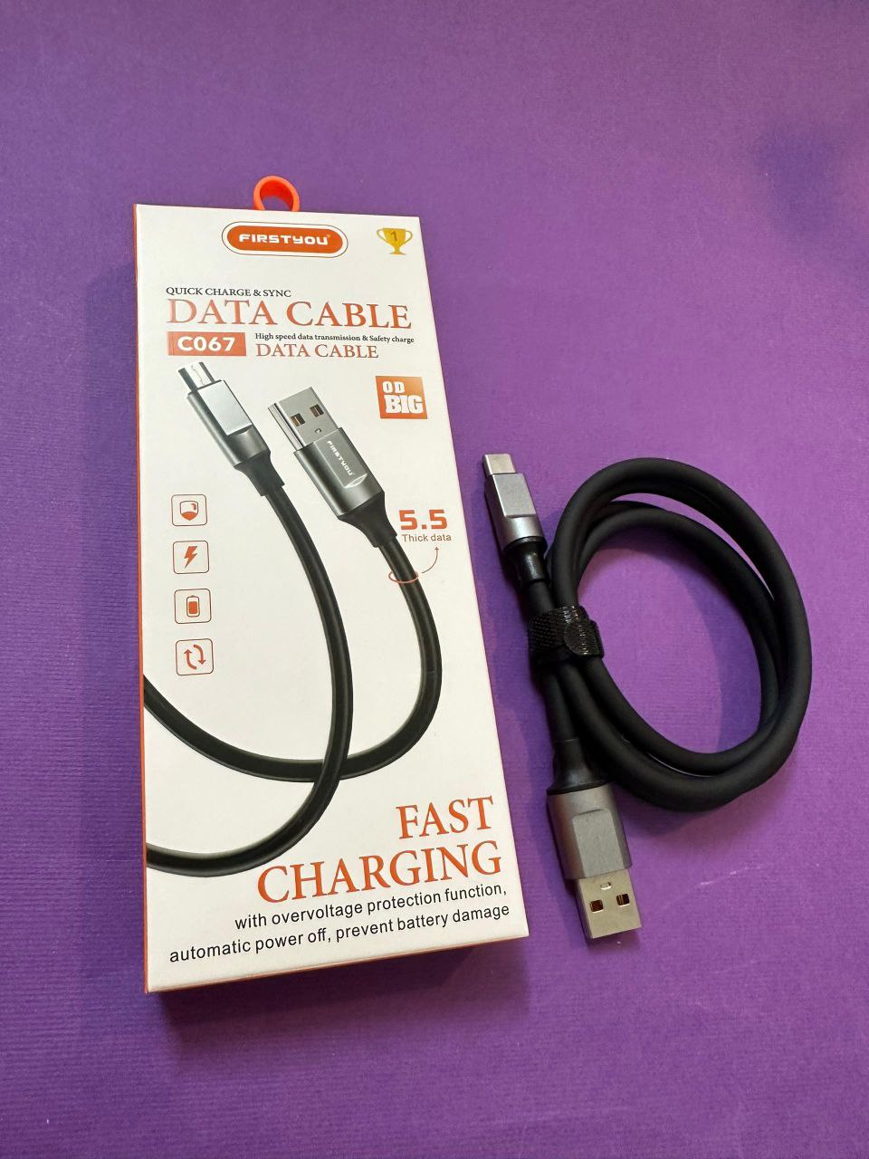 کابل شارژ و دیتا FirstYou مدل C067