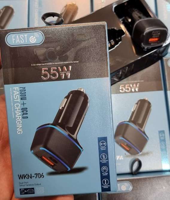 فندکی اورجینال WKN دو پورت 55W مدل 706