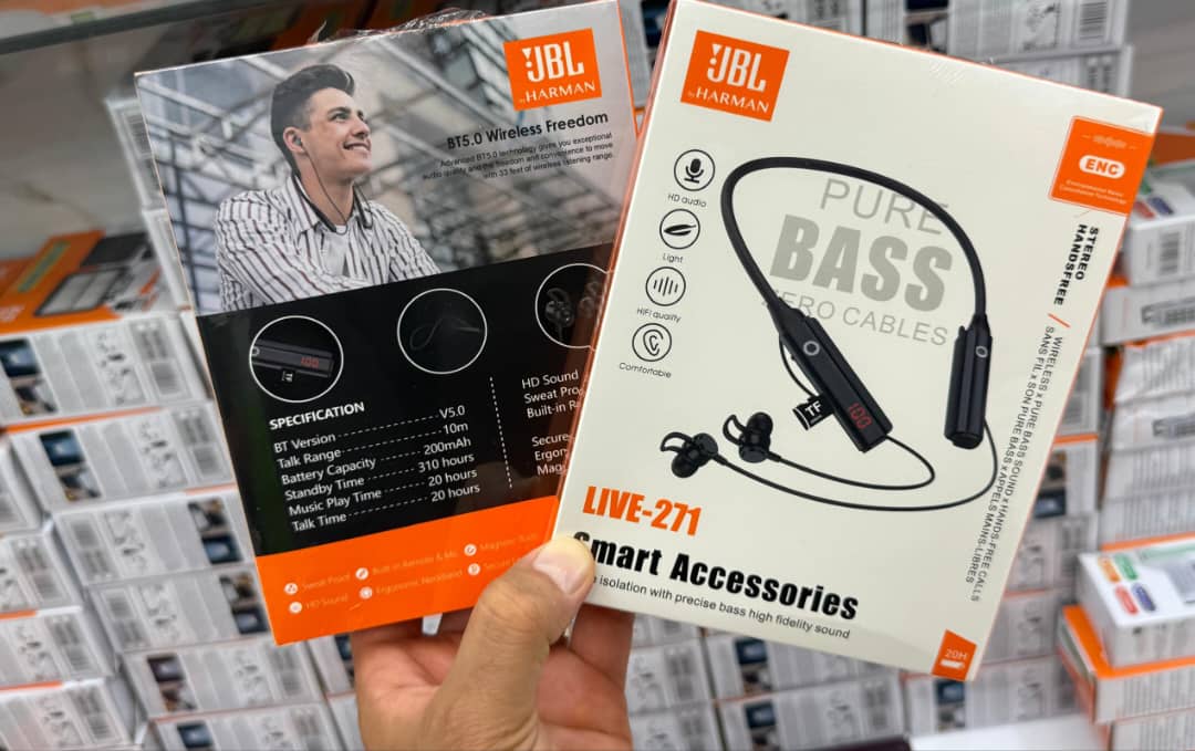 هندزفری گردنی JBL نمایشگردار رم خور