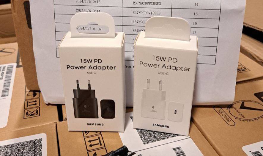 سری شارژر 💥سامسونگ 💥15W 💥۲پین 💥بردمشکی