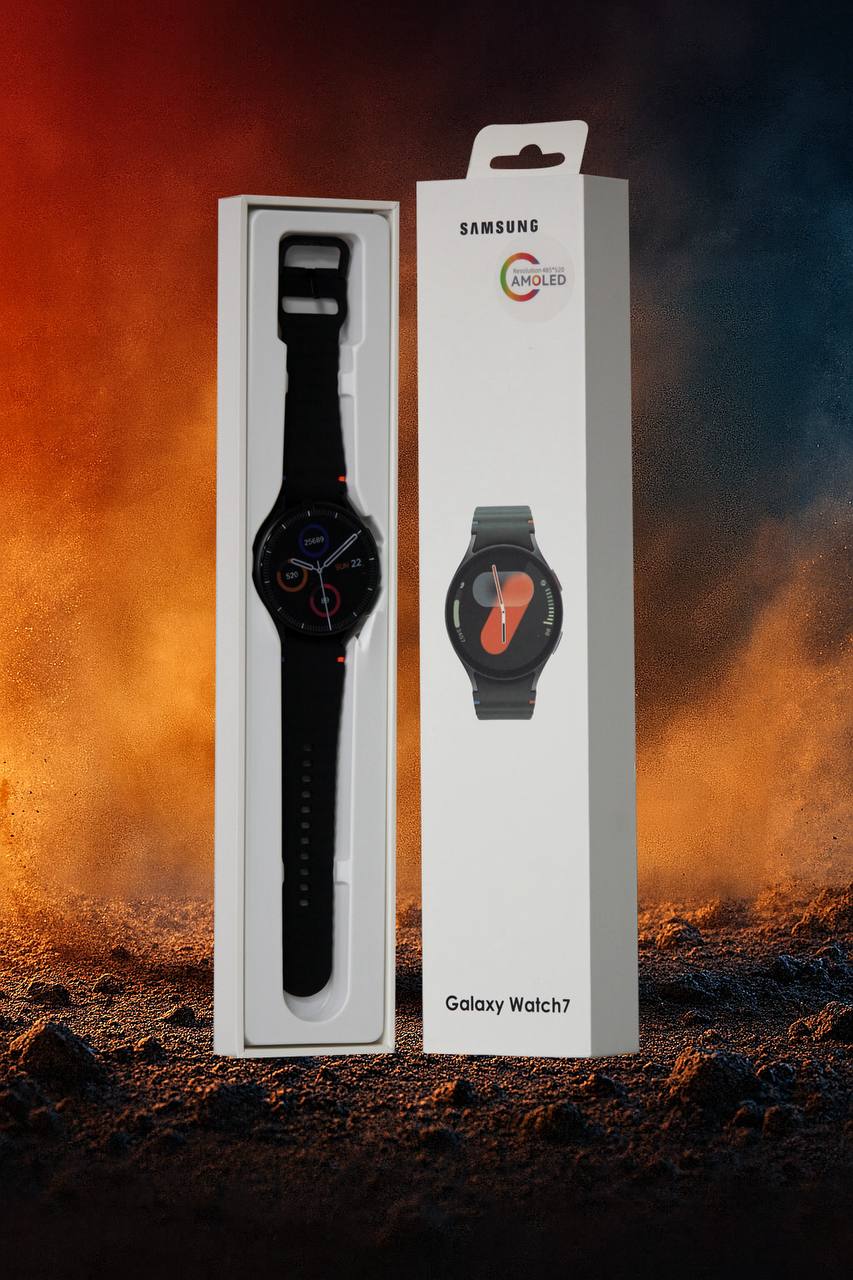 ساعت هوشمند 💥سامسونگ💥galaxy watch7  💥کیفیت فوق العاده عالی 💥صفحه گرد