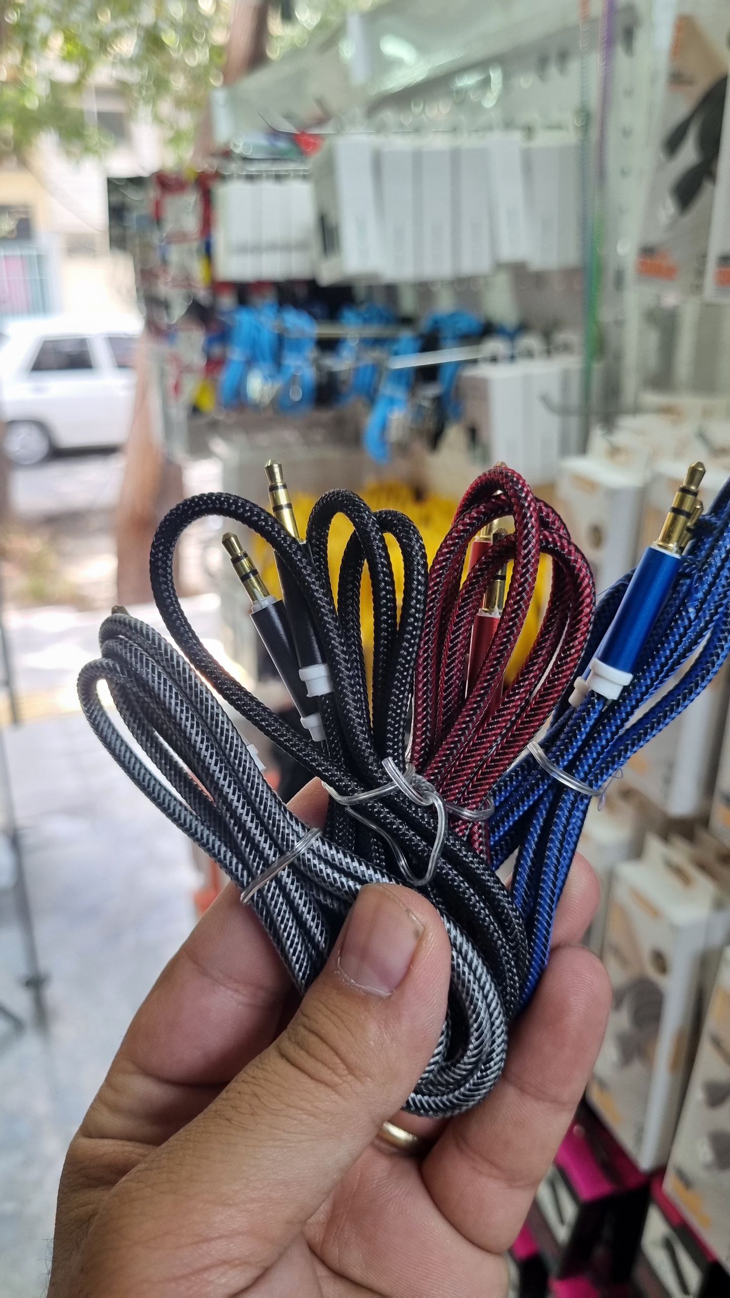 🔶️کابل AUX کنفی سرفلزی