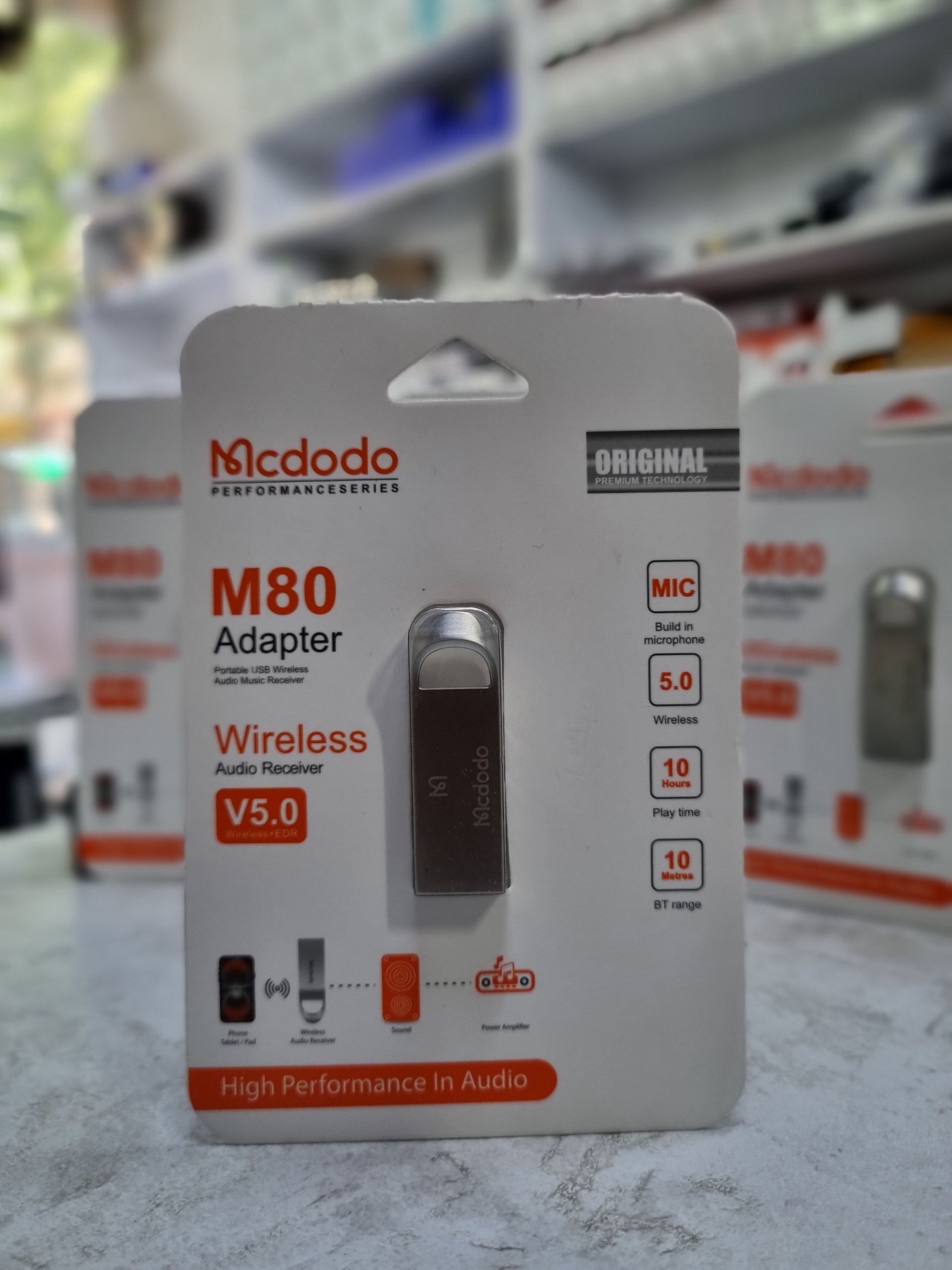 🔶️دانگل بلوتوث اورجینال شرکتی MCDODO M80