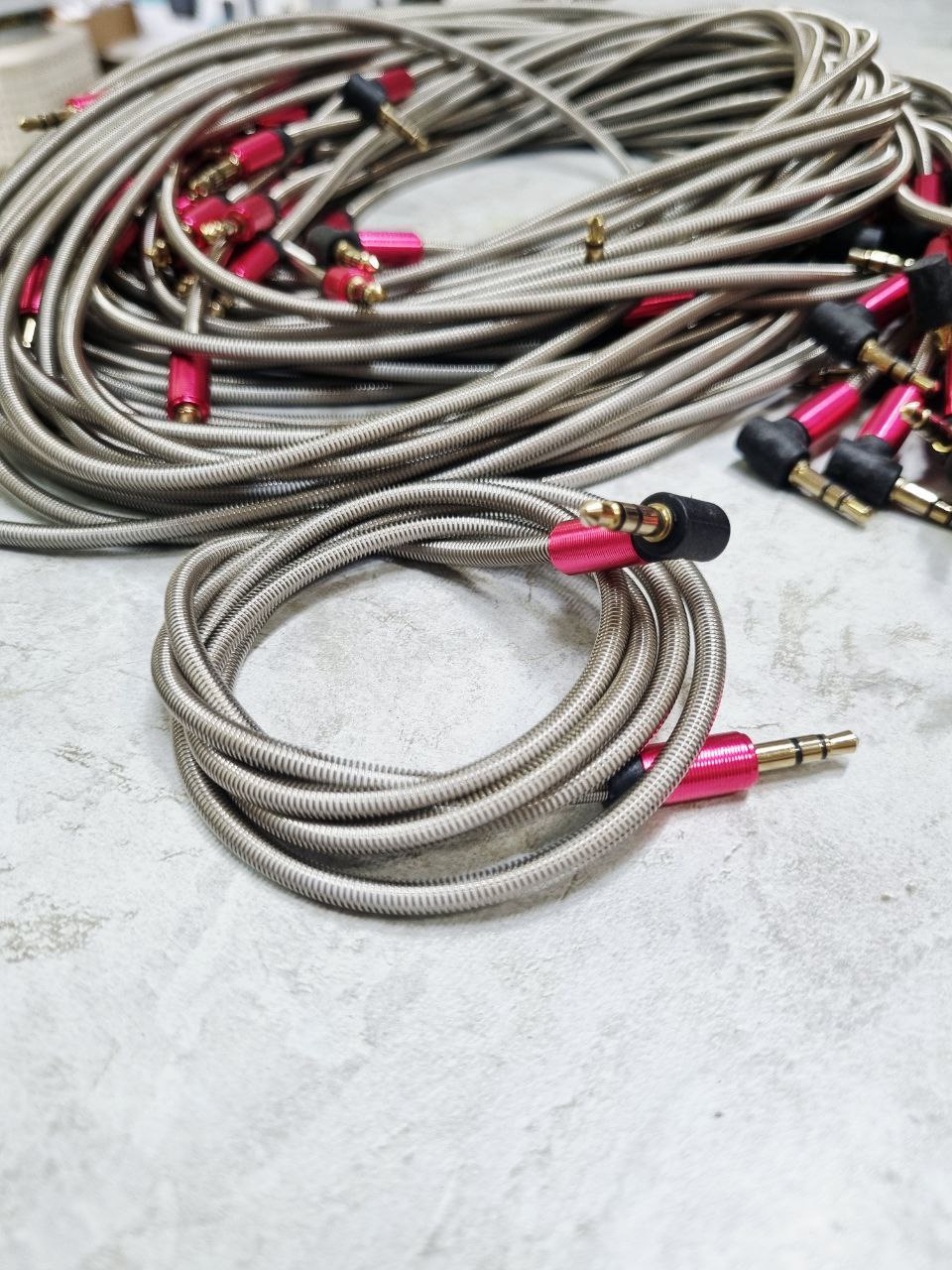 🔶️کابل AUX اورجینال  سر ال فلزی