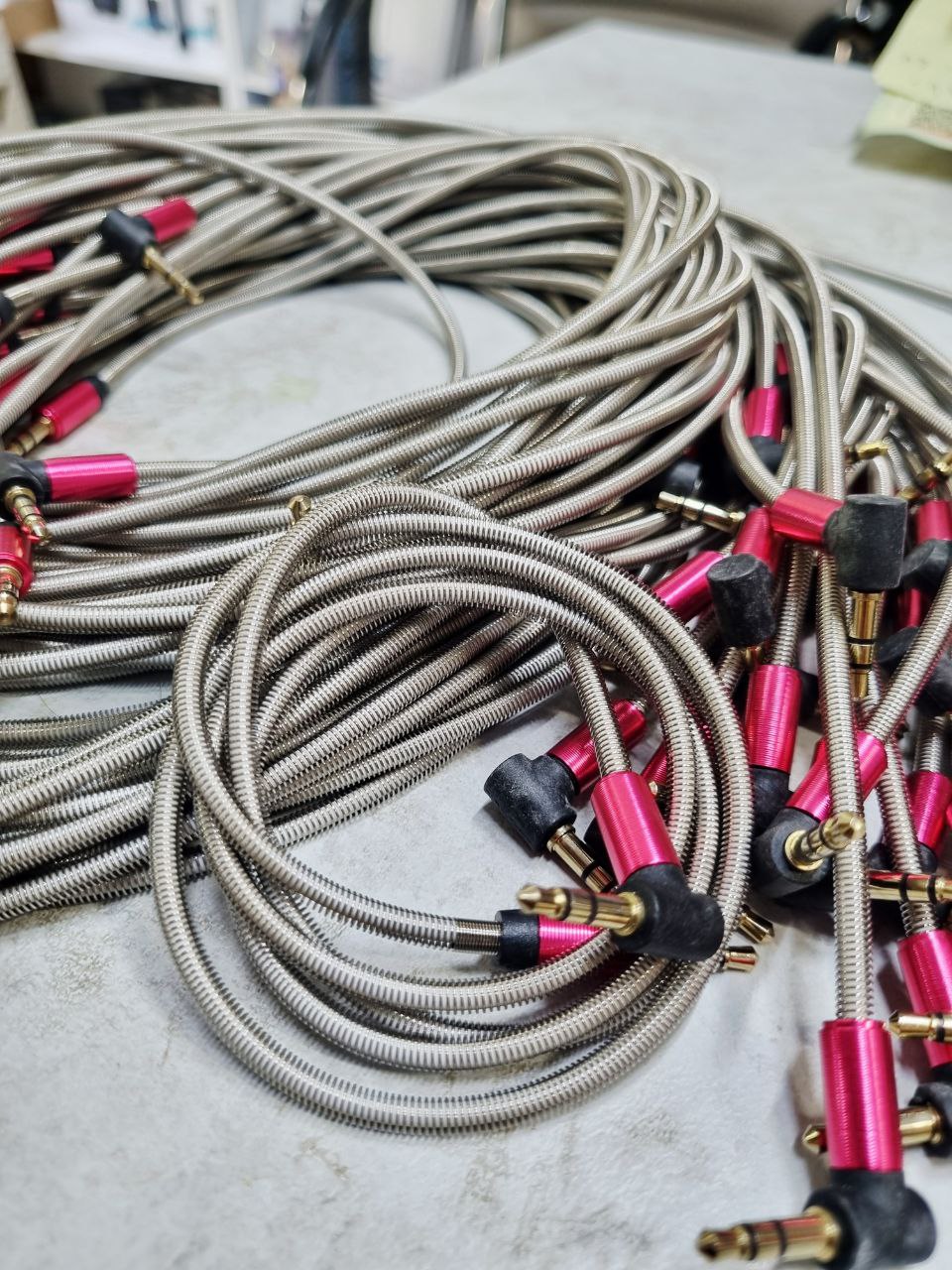 🔶️کابل AUX اورجینال  سر ال فلزی