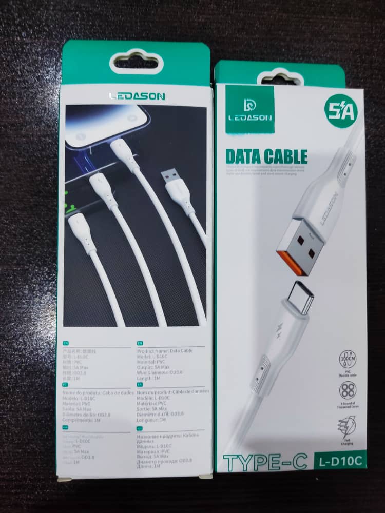 💥کابل شارژ 💥LEDASON 💥L _ D10C 💥تایپ سی ✓TPC