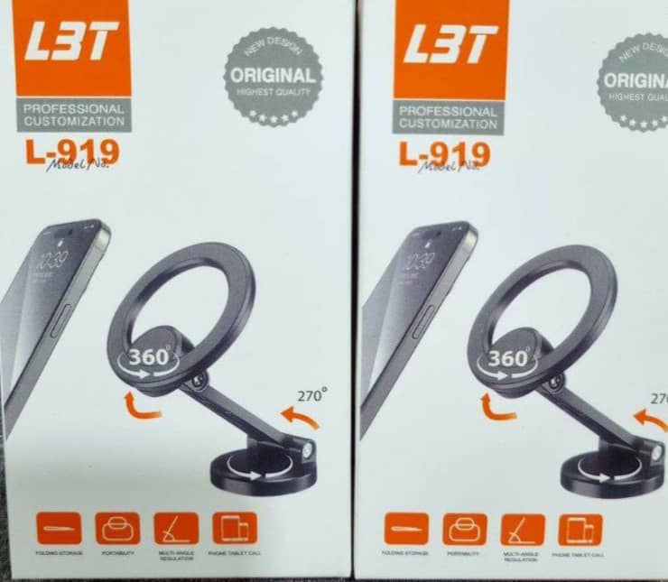 💥هلدر مگنتی 💥LBT 💥L-919 💥هلدرمگنتی 💥قابلیت چرخش۳۶۰درجه 💥چسبندگی عالی