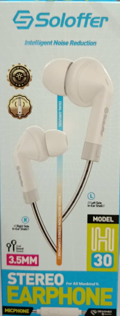 💥هندزفری سیمی 💥سولوفر 🔝Soloffer 💥H30