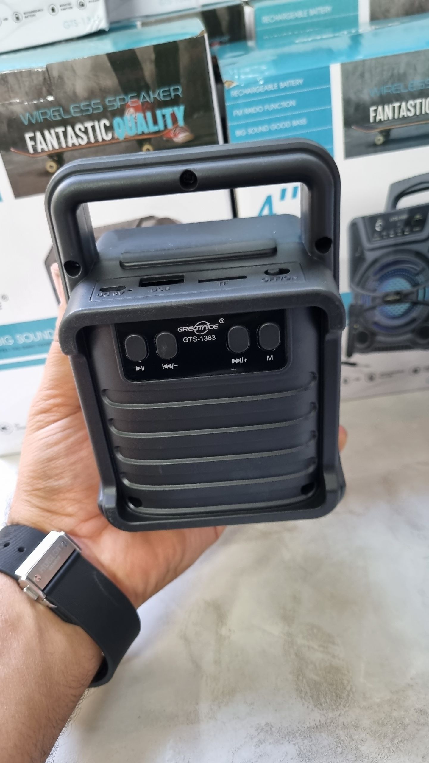 🔶️اسپیکر بلوتوث چمدانی 3 اینچ مدل GTS 1346