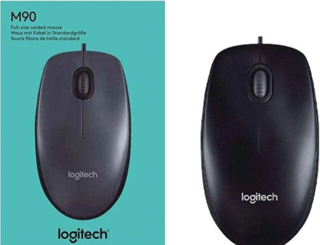 موس سیم دار لاجیتک مدل LOGITECH M90 مشکی