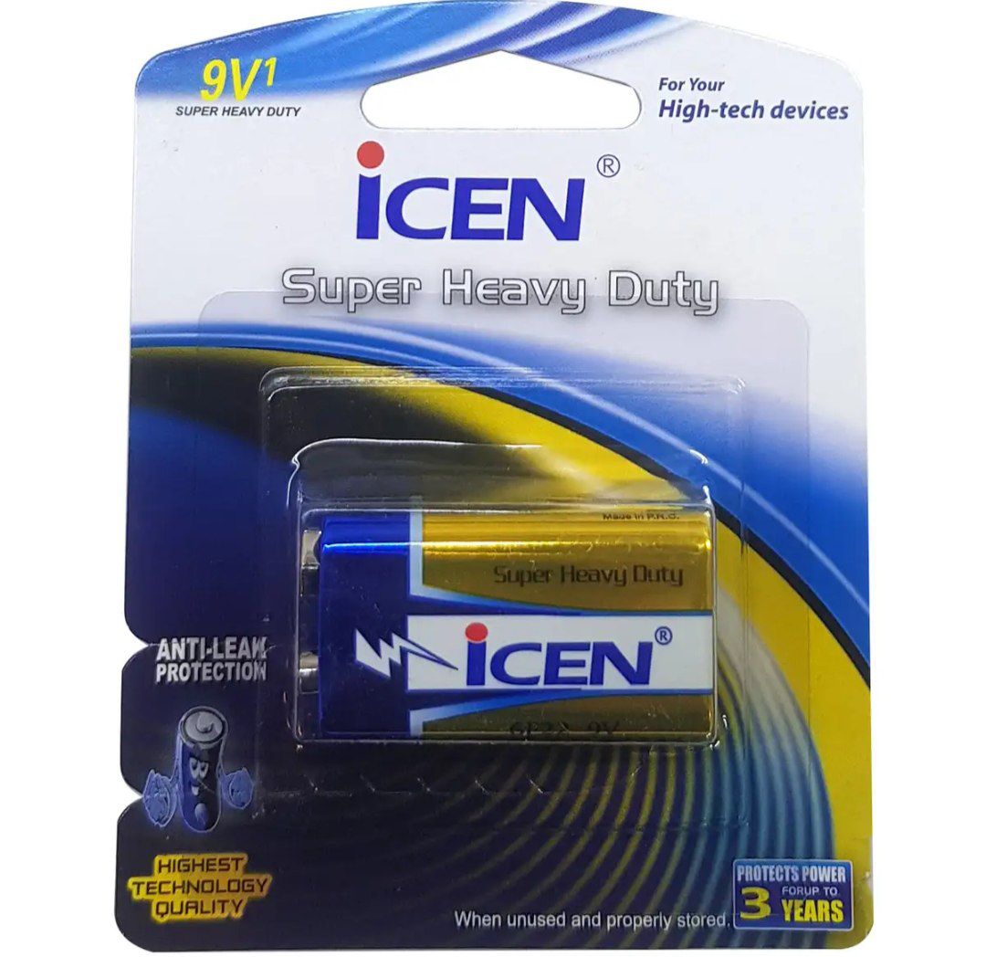 باتری ۹ ولت کارتی آیسن