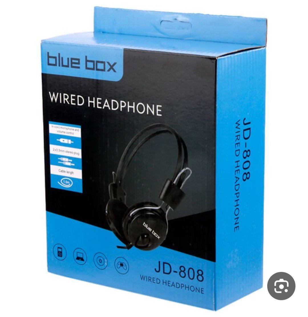 هدفون گیمینگ – Blue box با سیم مدل JD-808