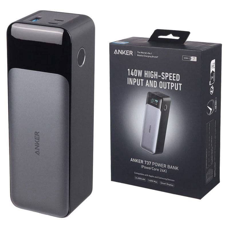 💥پاوربانک 💥انکر 🔝ANKER 💥A1289 💥ANKER737 💥orginal 💥24,000mAh 💥140w 💥باتری لیتیوم پلیمری