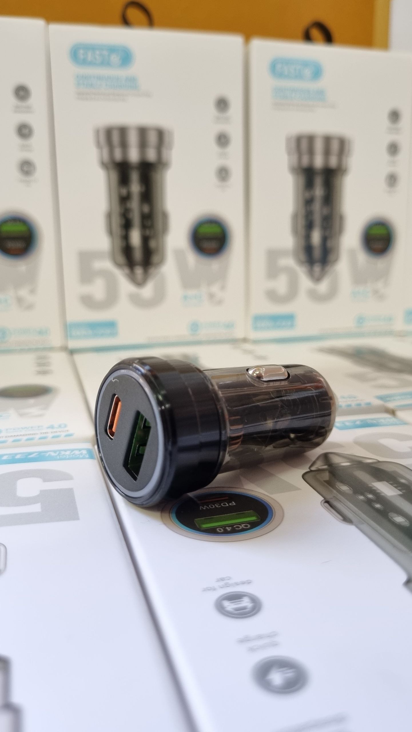 🔶️فندکی شارژ اورجینالWKN733دو پورت 55W