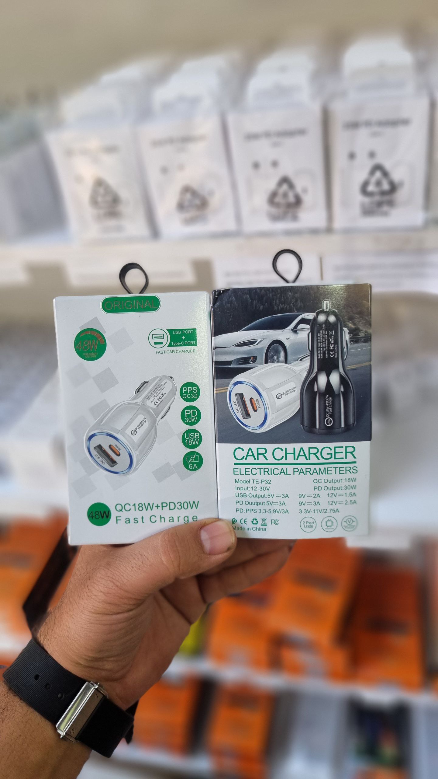 🔶️فندکی شارژ اورجینال دو پورت