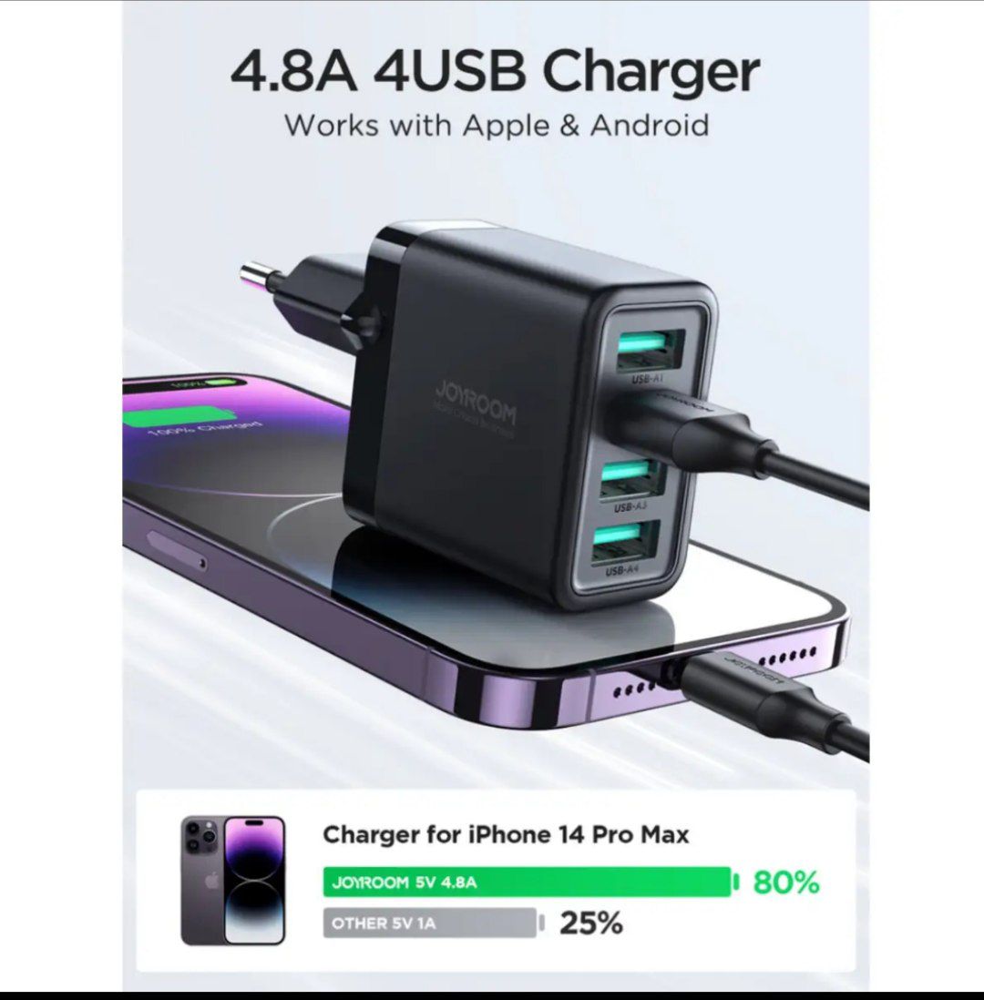 شارژر دیواری جوی روم Joyroom JR-TCN03 4.8A