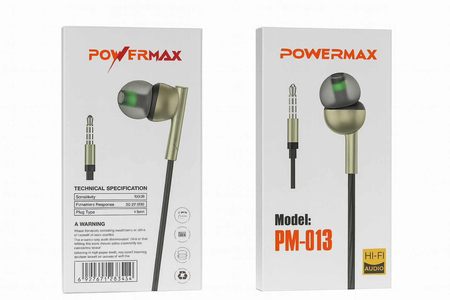 هندزفری POWERMAX مدل PM-013