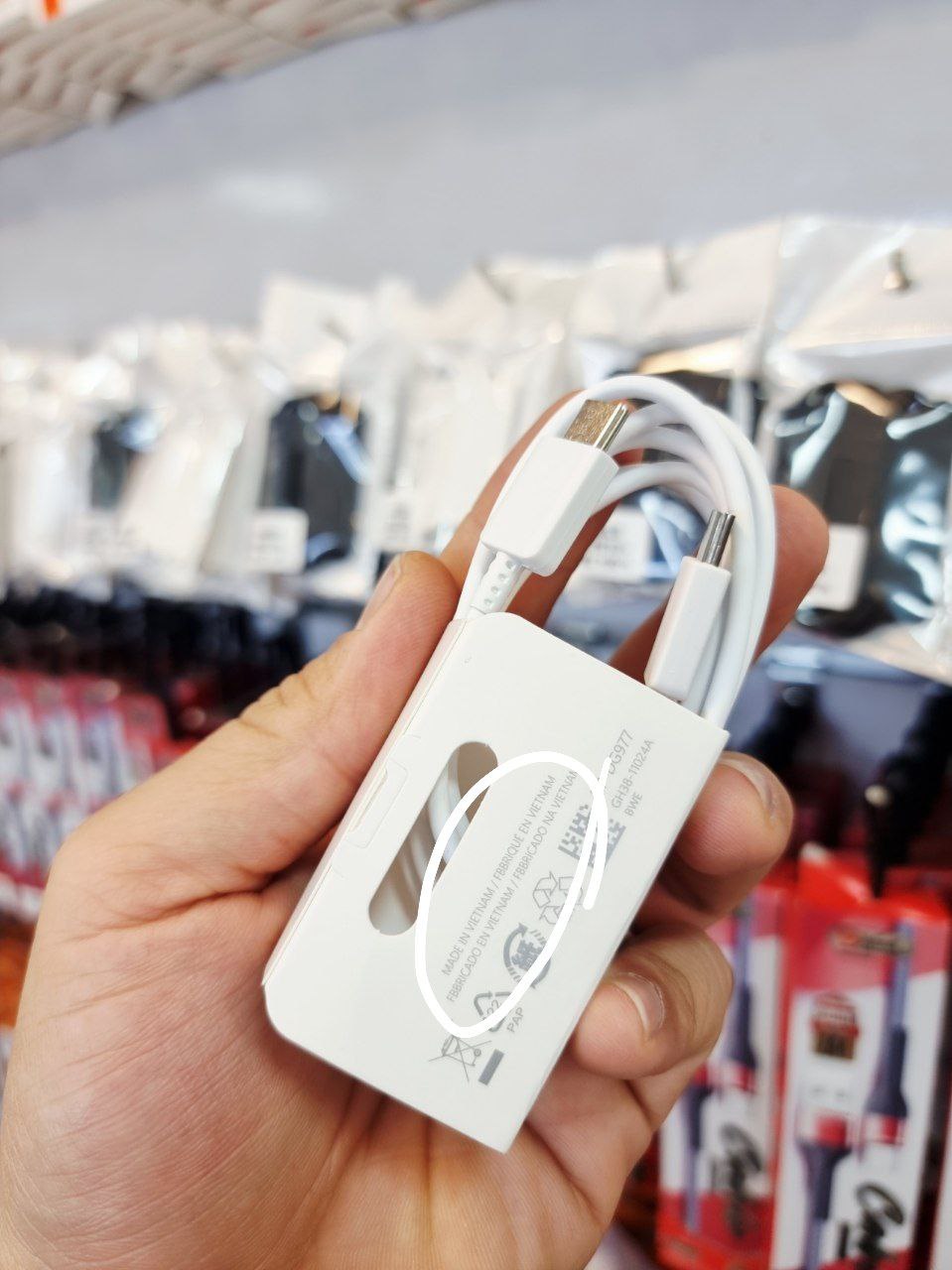 ☄️کابل شارژ اصلی سامسونگ NOTE10PLUS