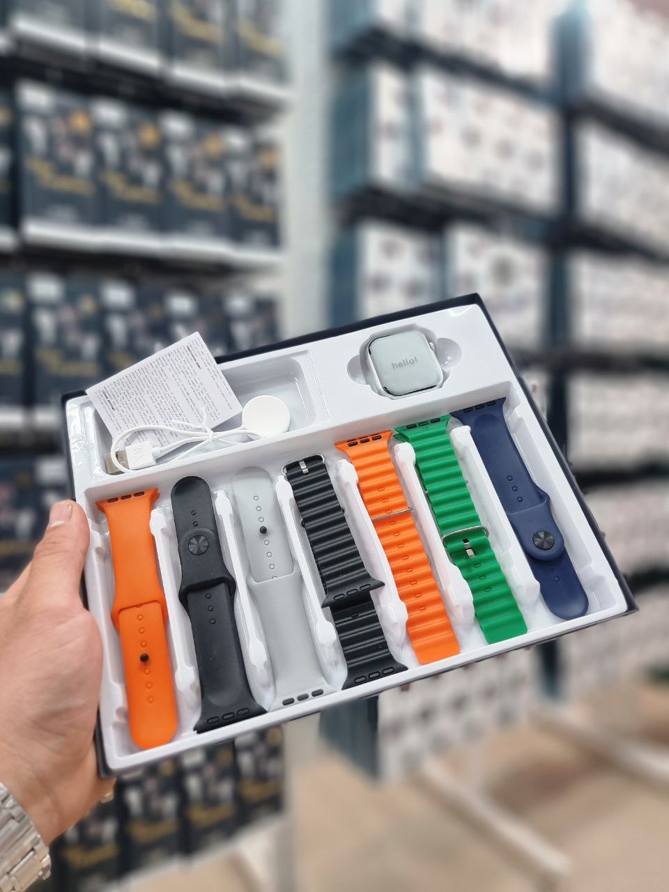 ☄️ساعت هوشمند APPLE WATCH  مدل  ROCK 38 سایز 46MM