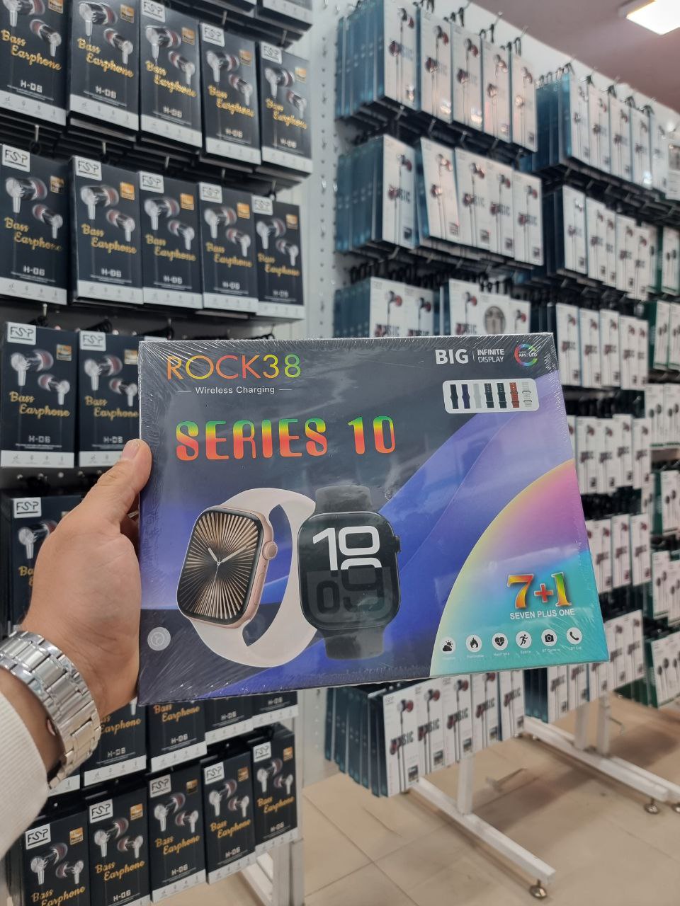 ☄️ساعت هوشمند APPLE WATCH  مدل  ROCK 38 سایز 46MM