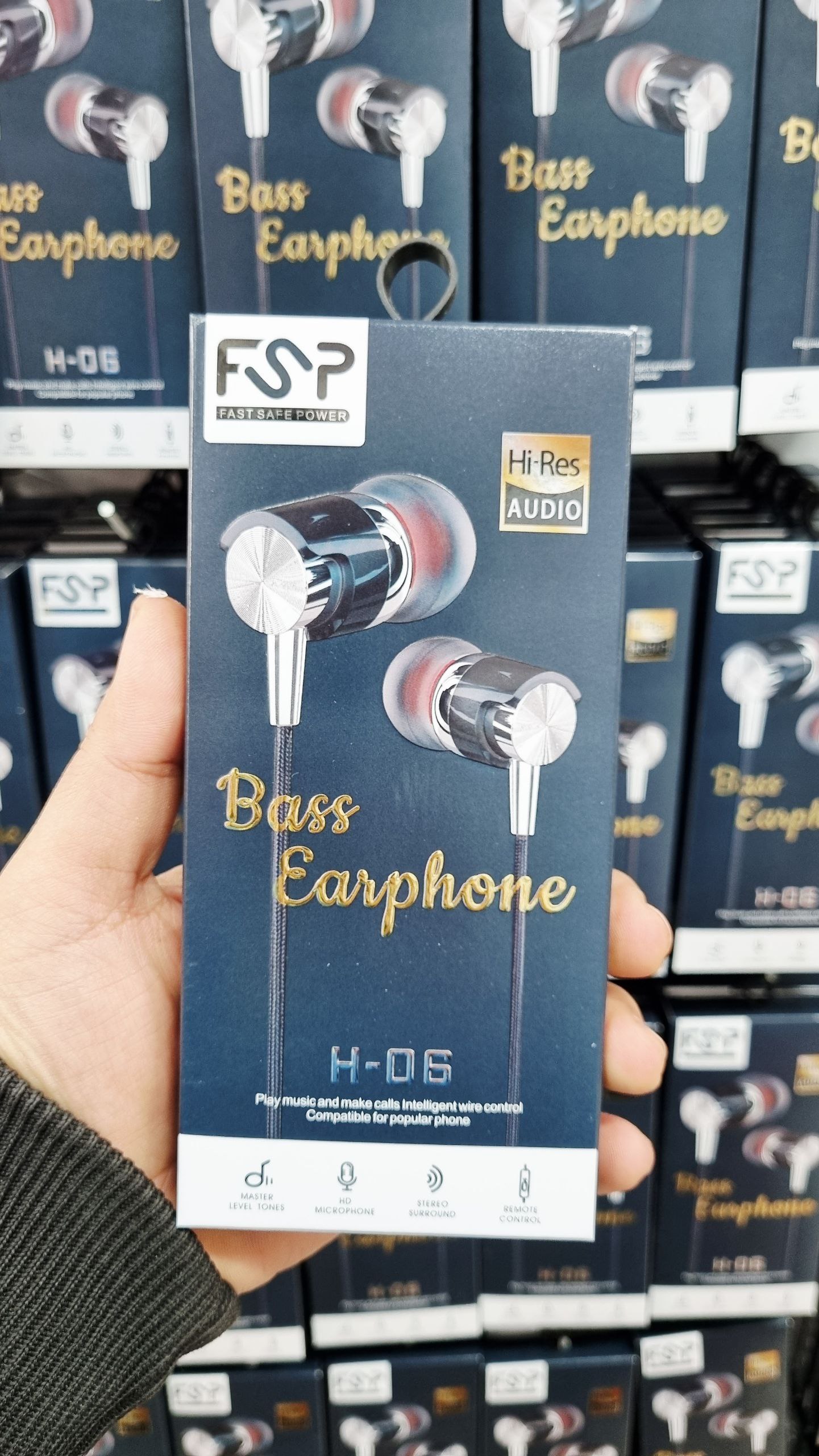 🔶️هندزفری سیمی اورجینال💯 FSP پکدار مدل H06