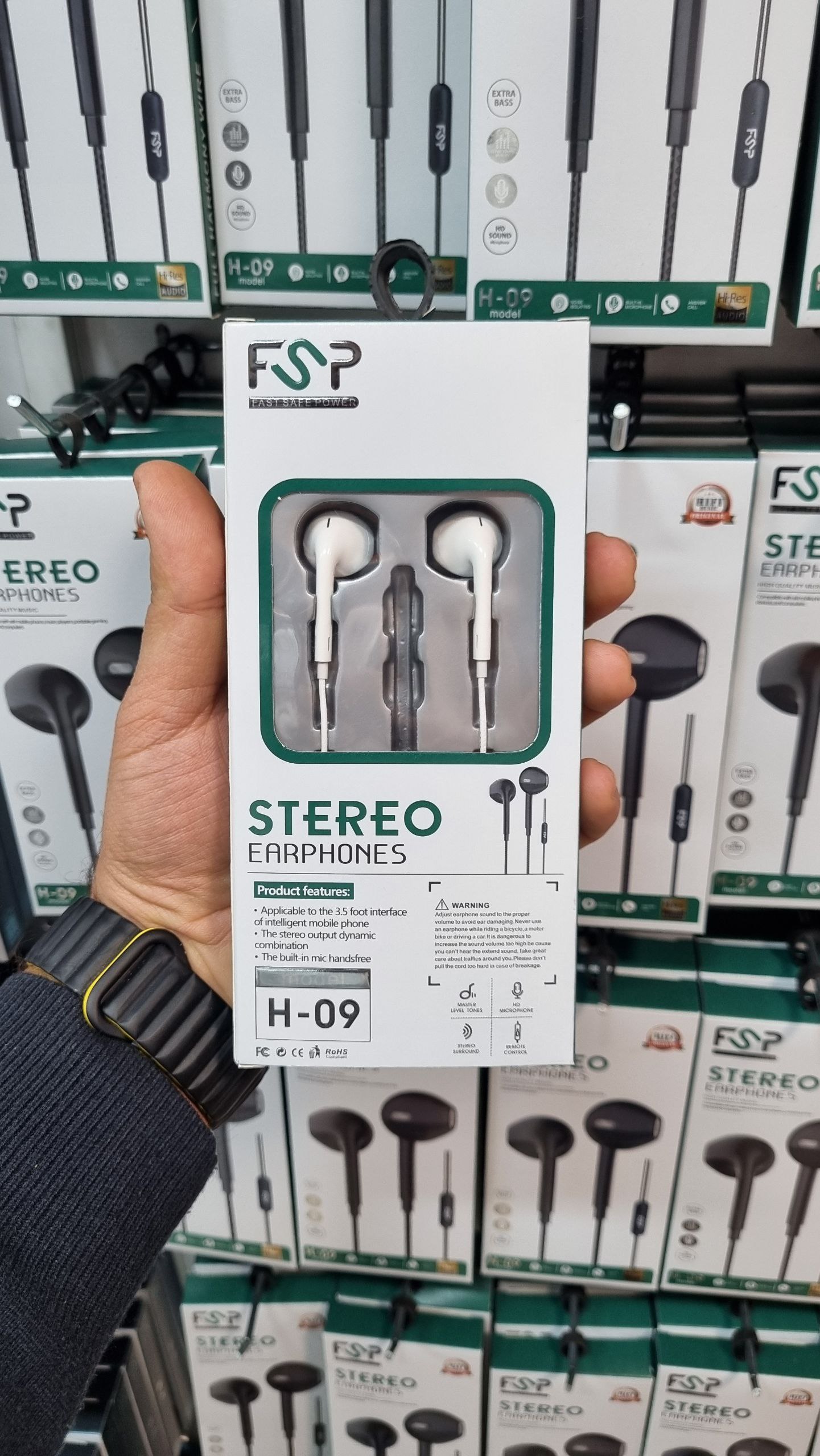 🔶️هندزفری سیمی اورجینال💯 FSP پکدار مدل H09