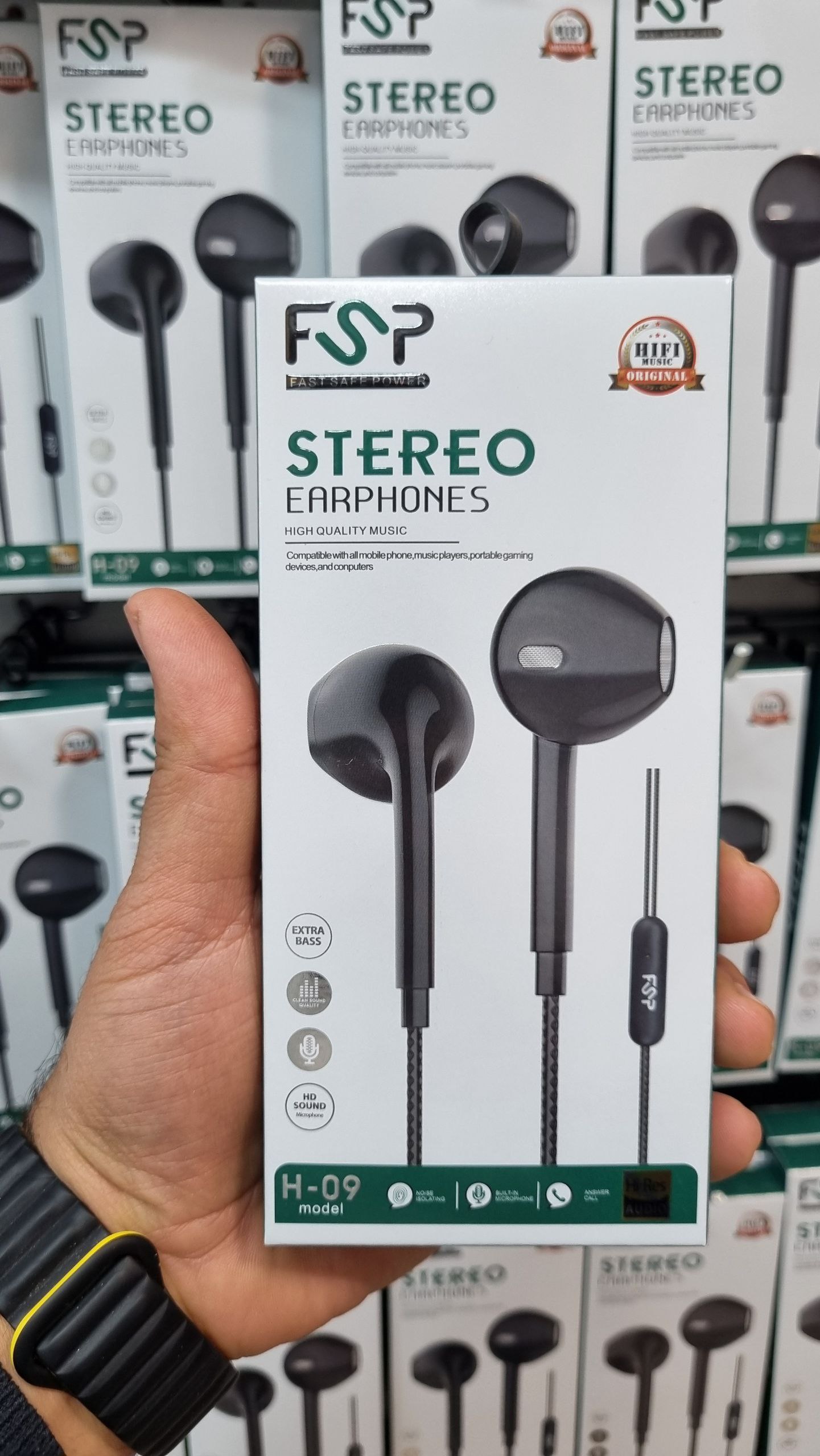 🔶️هندزفری سیمی اورجینال💯 FSP پکدار مدل H09