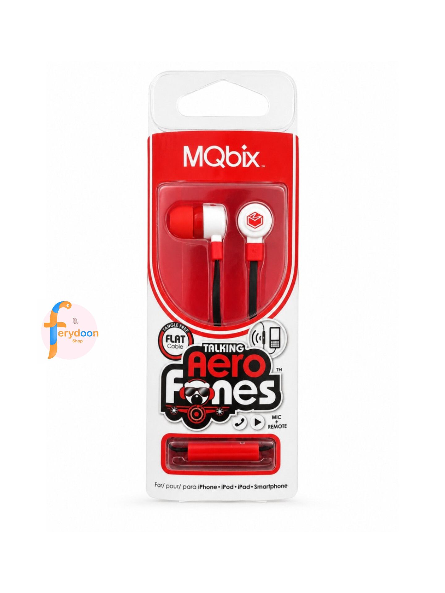 هندزفری MQbix Aero Fones (مدل سیم تخت)