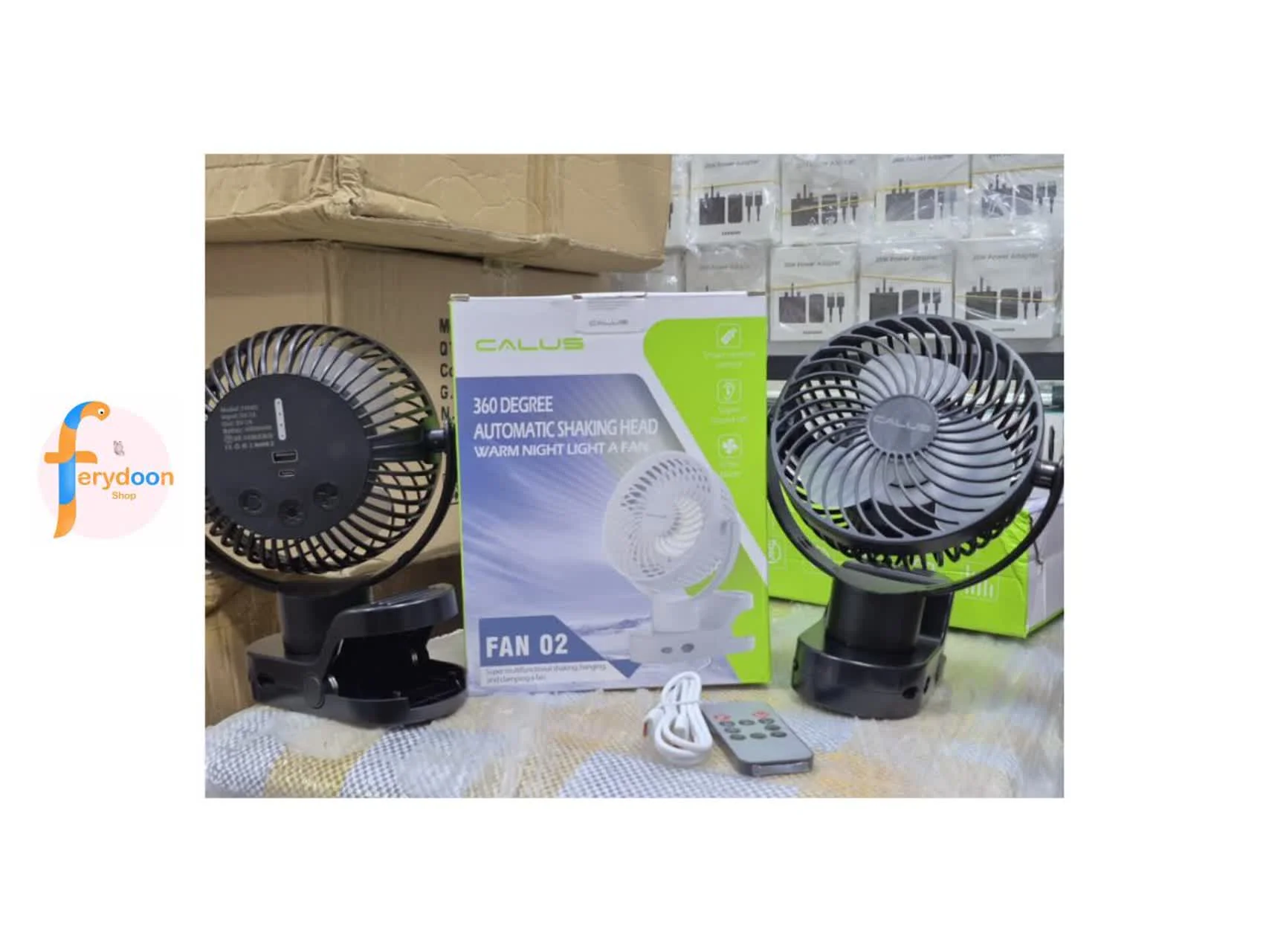 خرید پنکه شارژی رومیزی کالیوز (Calus) مدل FAN 02